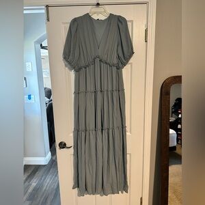 Baltic Born Santorini dress, dusty blue, XL